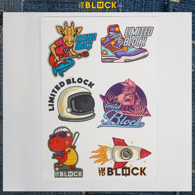 Jual STICKER KEKINIAN Vynil LIMITED BLOCK | Shopee Indonesia