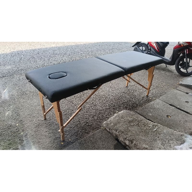 Jual ranjang pijat tempat tidur salon massage bed kaki lipat folding ...