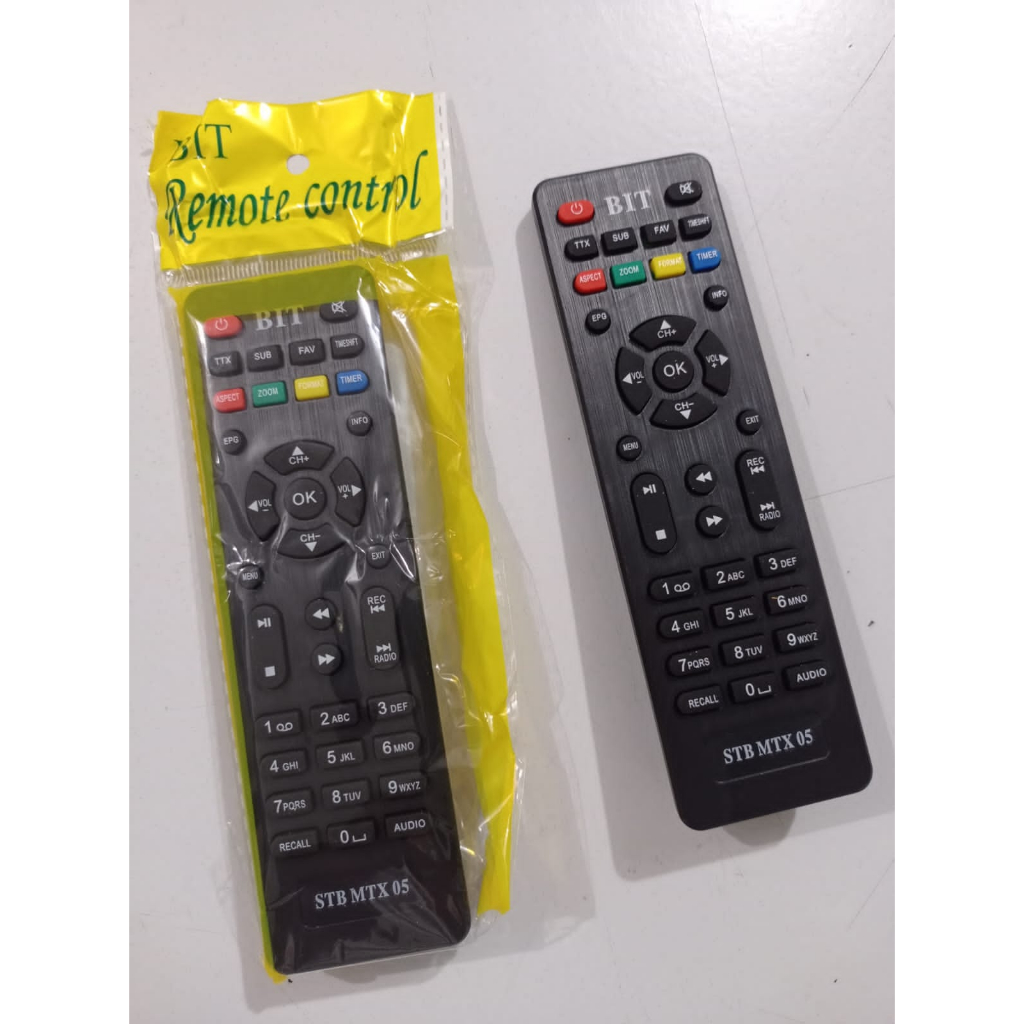 Jual REMOTE SET TOP BOX BIT UNTUK MATRIX / REMOT STB | Shopee Indonesia