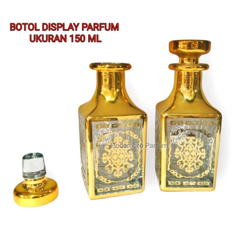 Jual Botol Display Bibit Parfum Botol Jin Parfume Minyak Wangi Antik Gold 150ml Shopee Indonesia 4544