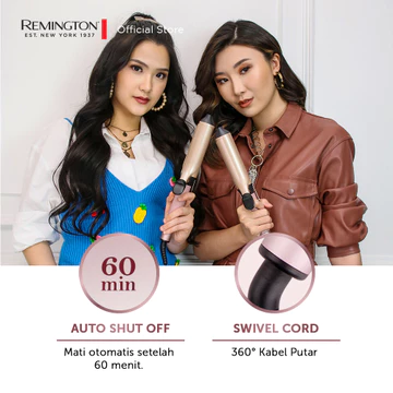 Paket Remington Coconut Smooth Catokan S5901 Pengeriting Rambut CI5901