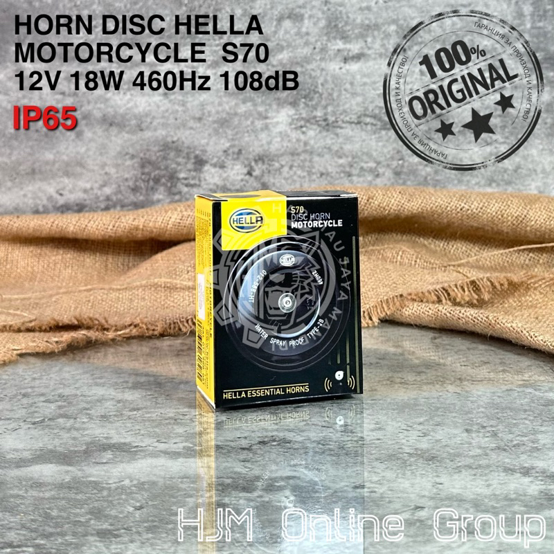 Avertisseur Sonore HELLA S70 SET - 12V, 108dB - Tonalités Graves Et Aiguës - Pour Voitures Et Motos