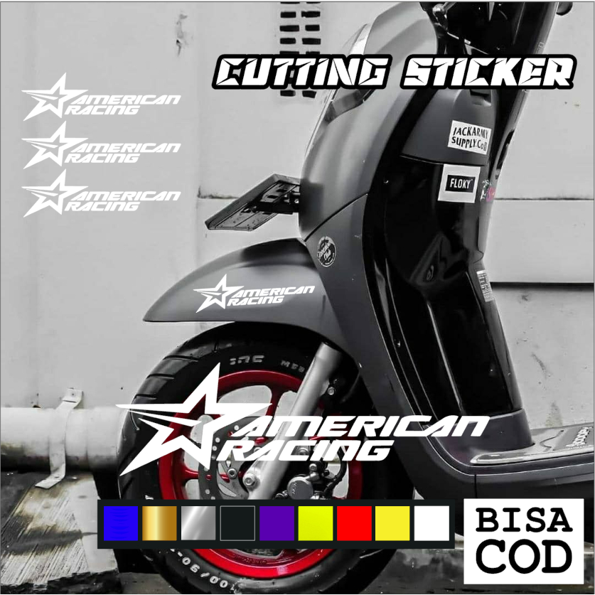 Jual AMERICAN RACING TEAM sticker cutting | Shopee Indonesia