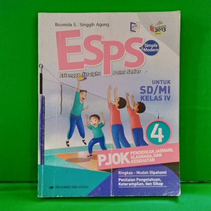 Jual Buku Esps Pjok Untuk Sd Kelas Kurikulum Revisi Erlangga