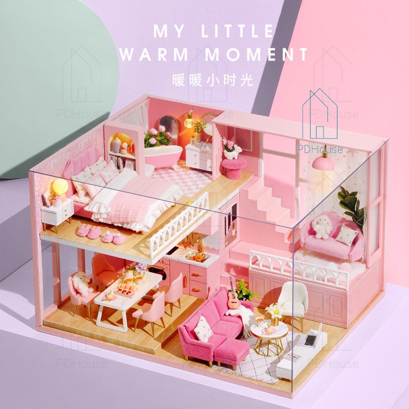 Jual CUTE ROOM DIY HOUSE MINIATURE MY LITTLE WARM MOMENT / MINIATUR