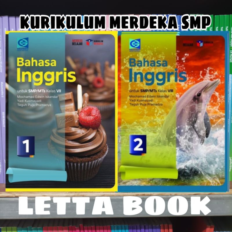 Jual Buku Bahasa Inggris Kelas 7 8 Smp Mts Grafindo Kurikulum Merdeka Shopee Indonesia