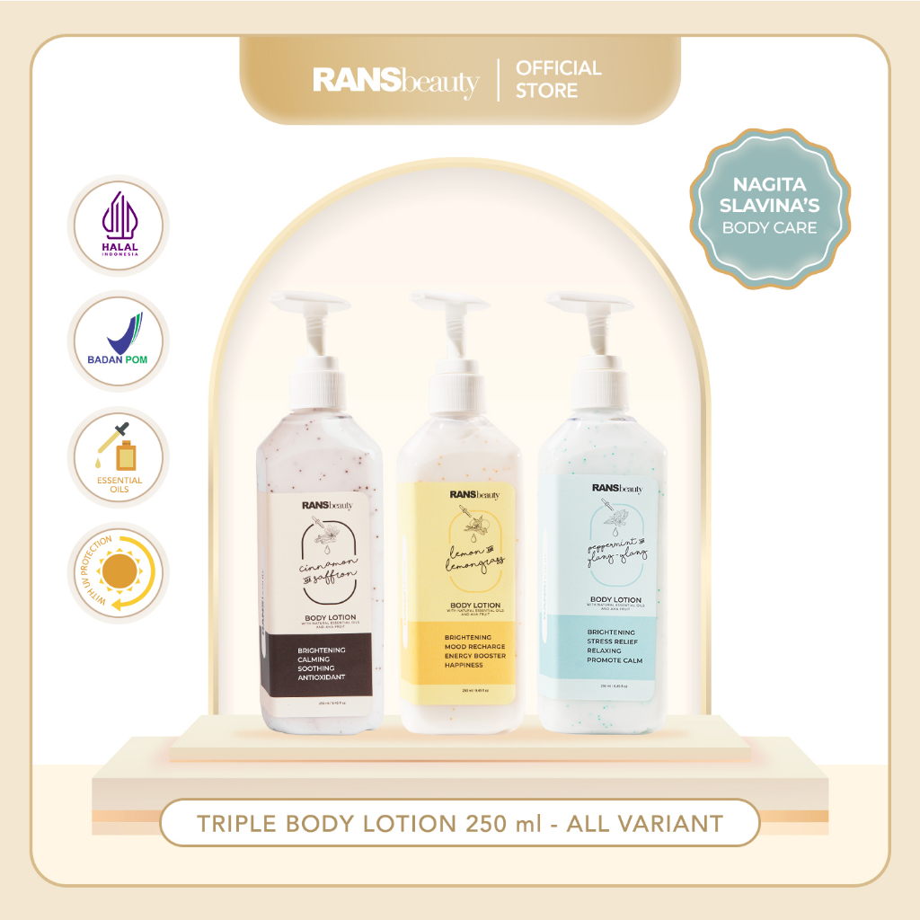 Jual Rans Beauty Triple Body Lotion (All Variant) | Shopee Indonesia