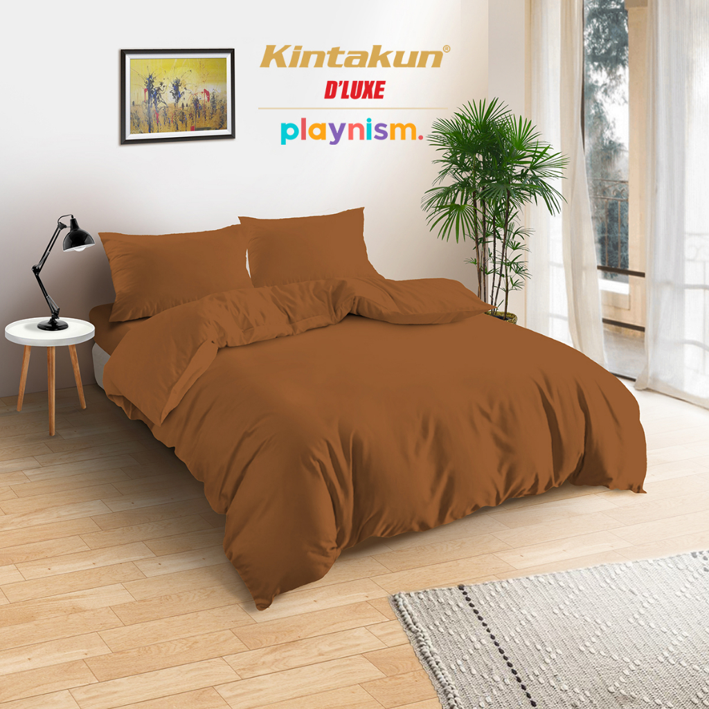 Jual Kintakun Bed Cover Set Fitted 180/160 Dluxe Hartal Microfiber T