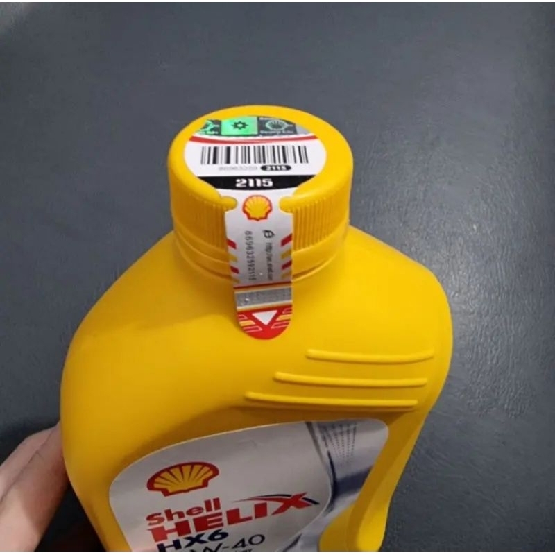 Jual Shell HELIX HX6 10W-40 100% ORIGINAL PRODUK. Scane hijau 1liter ...