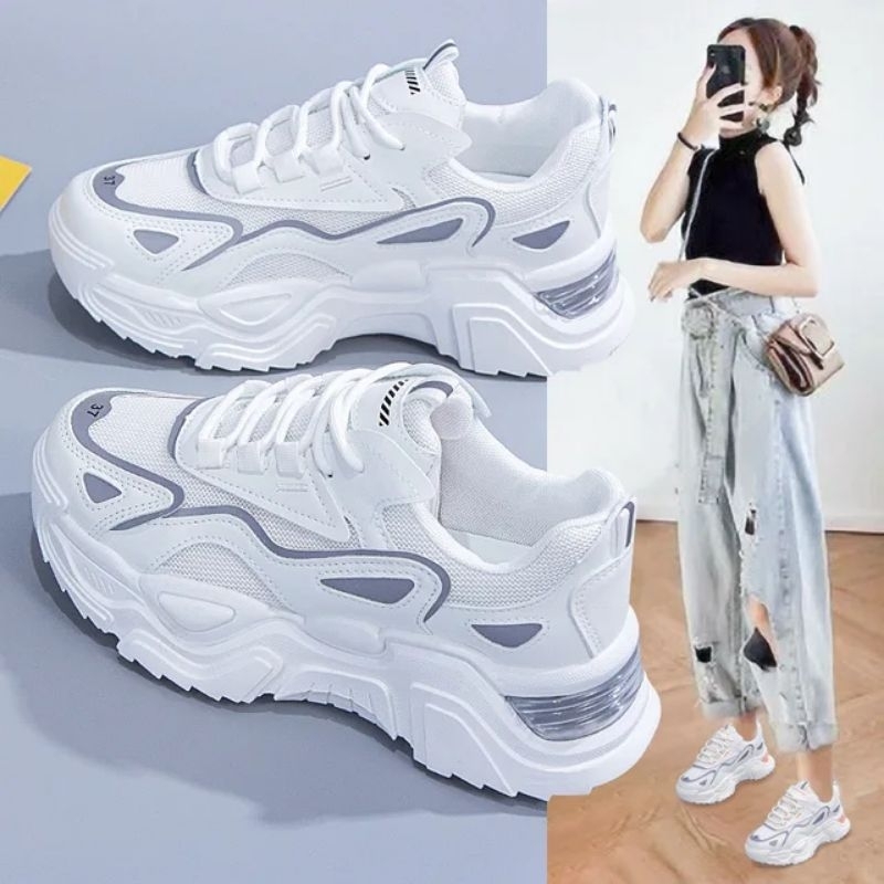 MLB Korea Womens Low-top Sneakers 2023-24FW, White, 24.5