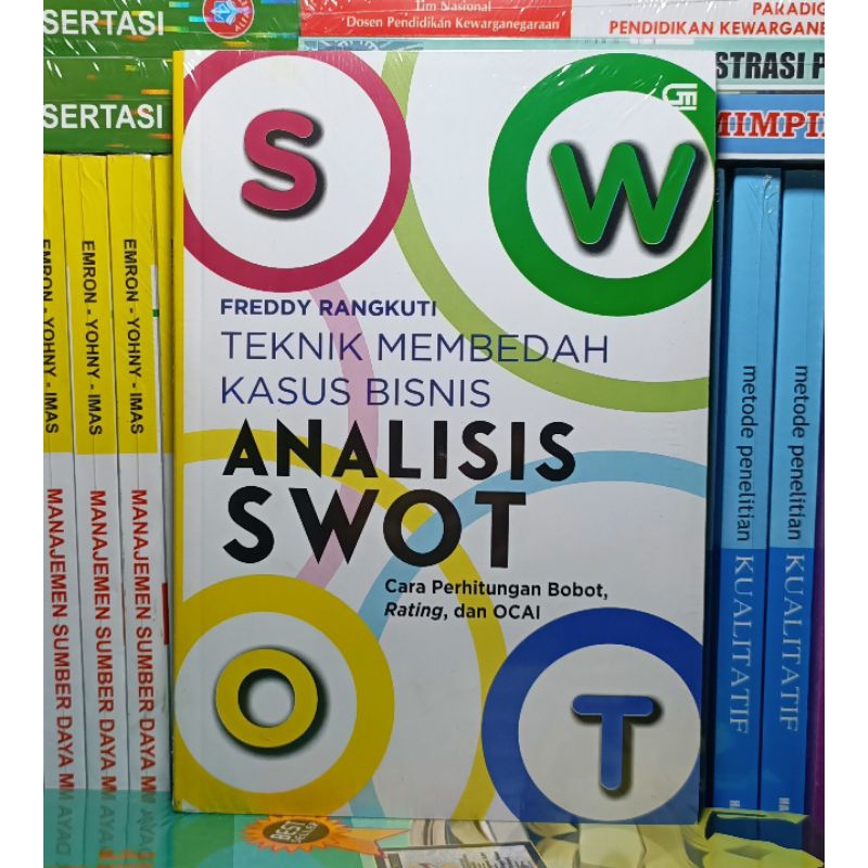 Jual BUKU ANALISIS SWOT. Teknik Membedah Kasus Bisnis. Freddy Rangkuti ...