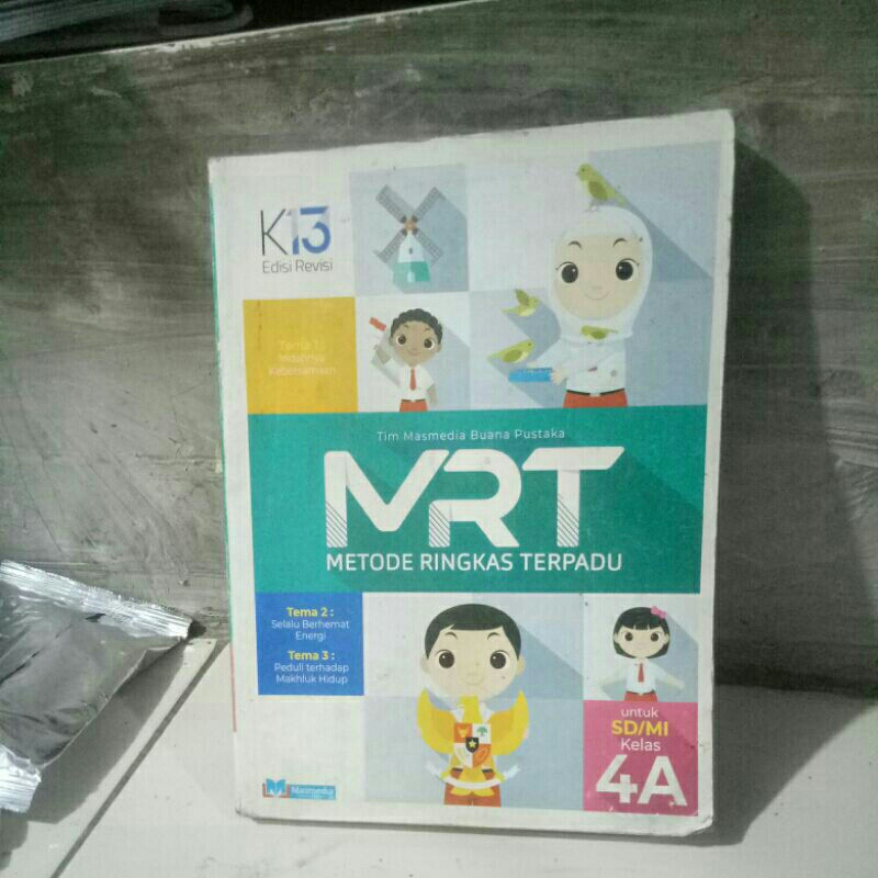 Jual MRT 4A/ METODE RINGKAS TERPADU SD KELAS 4 MASMEDIA BEBAS CORETAN ...