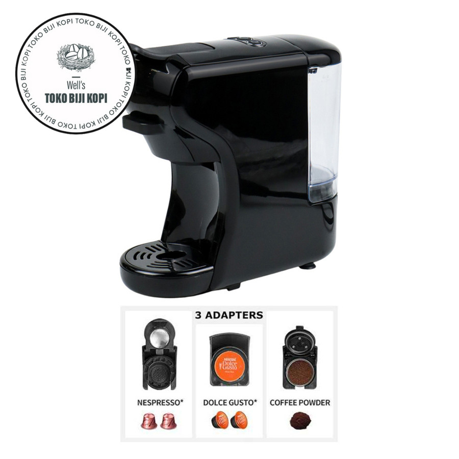 Jual Trieste Mesin Kopi Espresso 3in1 Coffee Maker 19 Bar 1450W 600ml ...