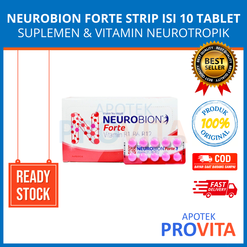 Jual NEUROBION FORTE STRIP ISI 10 TABLET - Suplemen, Vitamin ...