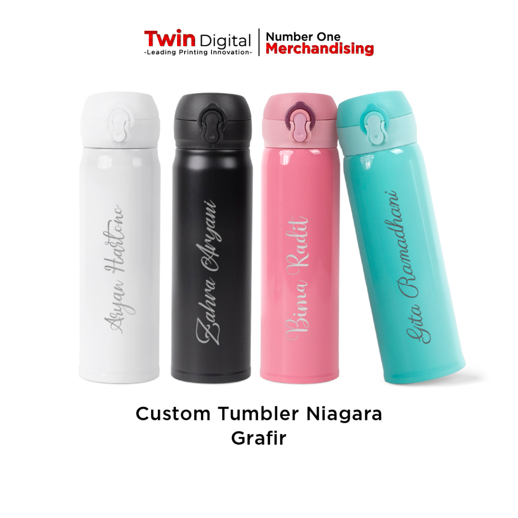 Jual Twindigital Tumbler Custom Stainless Botol Minum Tumbler Grafir Niagara Grafir Shopee 6246