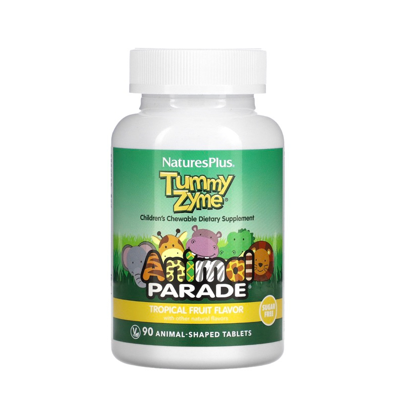 Jual Natures Plus Animal Parade Tummy Zyme with Active Enzymes Whole ...