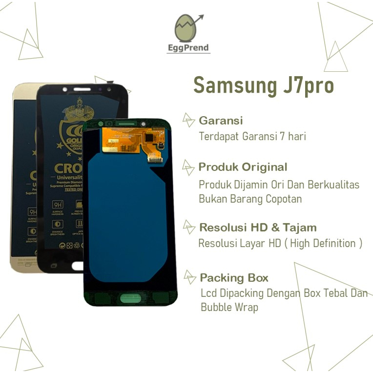 Jual LCD TOUCHSCREEN SAMSUNG GALAXY J7 PRO 2017 / J730 ORIGINAL ...