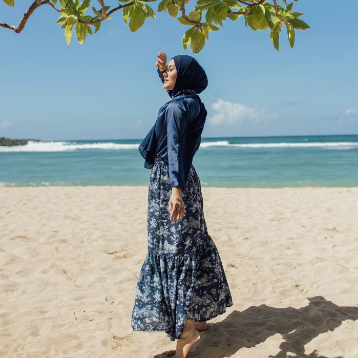  Malaka Skirt in Indigo