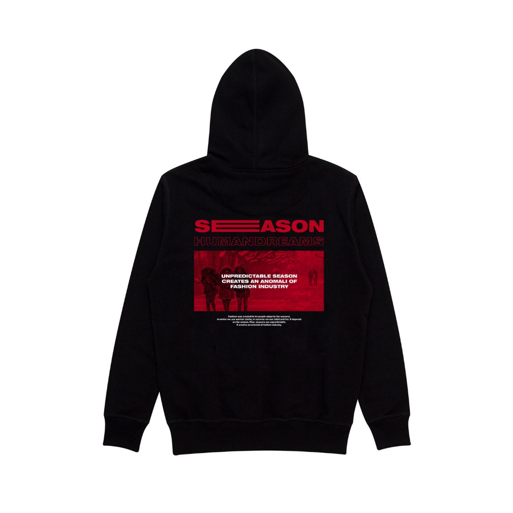 Snow Black Hoodie