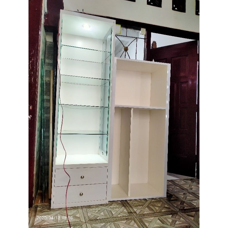 Jual Etalase display pintu kaca.(Bisa custom) | Shopee Indonesia