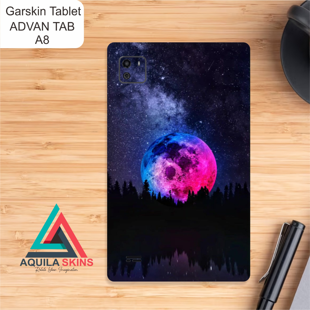Jual GARSKIN TAB / SKIN TABLET ADVAN TAB A8 CUSTOM ISI 2 PCS FREE ...