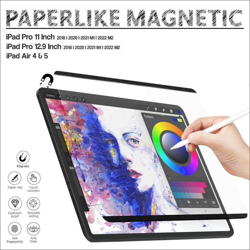 Ipad Pro 12.9 512gbnillkin Magnetic Ipad Pro 12.9/11 Case 2022 - Pencil  Holder, Slide Camera Protection