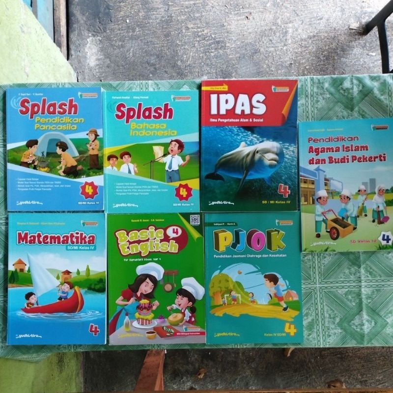 Jual Buku Paket Kelas 4 Kurikulum Merdeka, Kumer, K21, Yudhistira ...