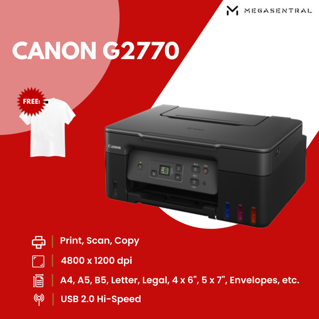 Jual Printer Canon Pixma G2770 G 2770 Print Scan Copy Garansi Resmi Shopee Indonesia 3582