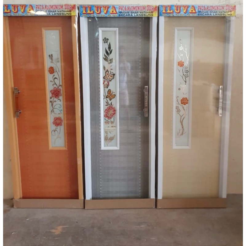 Jual Pintu PVC Kamar Mandi Kaca+Cermin 70x200 | Shopee Indonesia