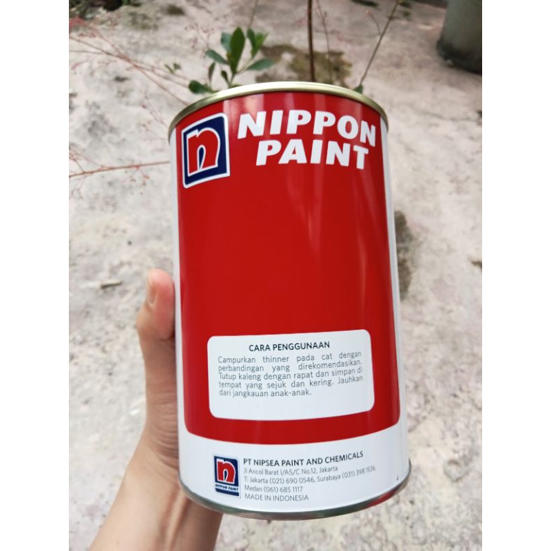 Jual NIPPON PAINT B THINNER NET.0.9 LTR PENGENCER CAT MINYAK DAN BESI ...