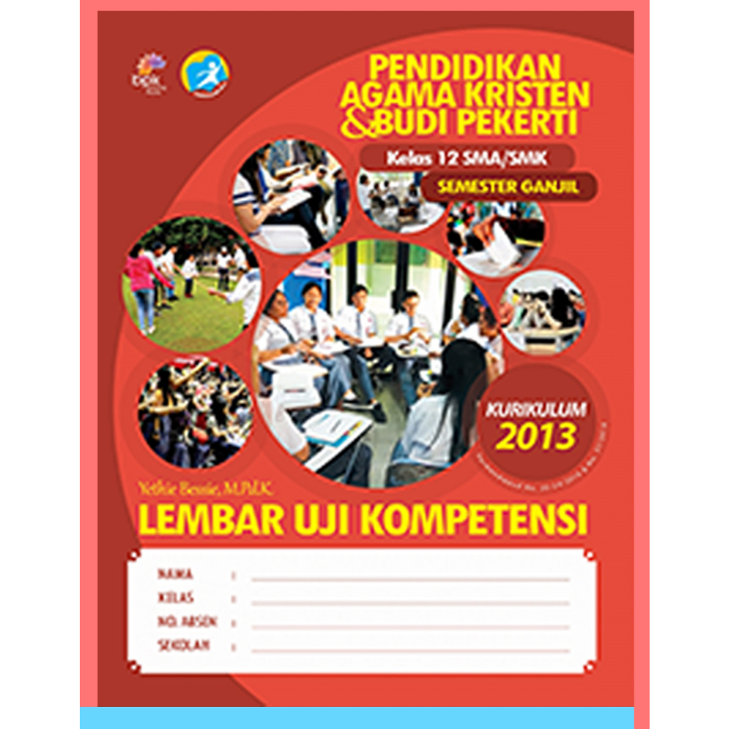 Jual Buku LUK LKS Pendidikan Agama Kristen 12 SMA Ganjil. Lembar Uji ...