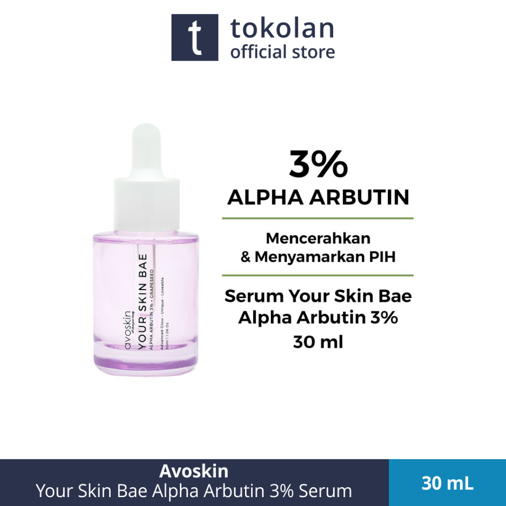 Jual Avoskin Your Skin Bae Serum Alpha Arbutin 3% + Grapeseed Serum ...