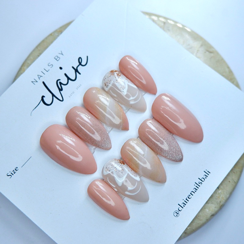 Jual FLOWER PINK BY CLAIRE NAILS BALI Shopee Indonesia