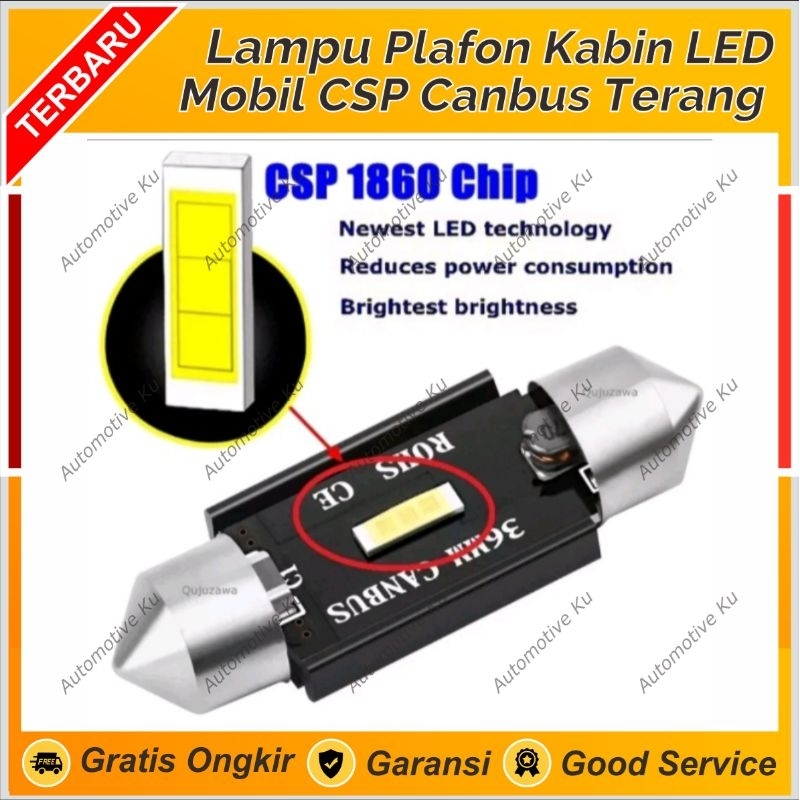 Jual LAMPU LED PLAFON KABIN MOBIL KAPSUL CSP SUPER TERANG 31 MM AVANZA ...