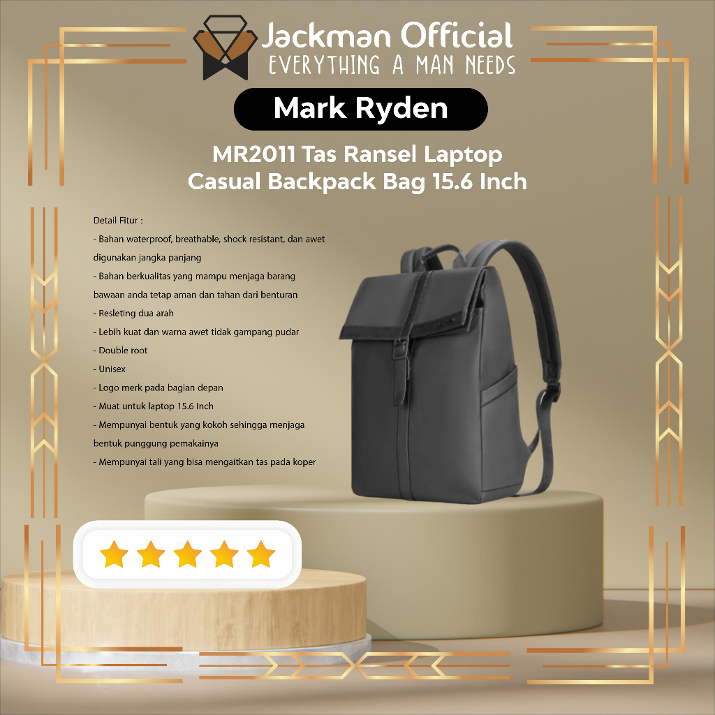 Jual MARK RYDEN MR2011 - Tas Ransel Laptop Casual Backpack Bag 15.6 ...