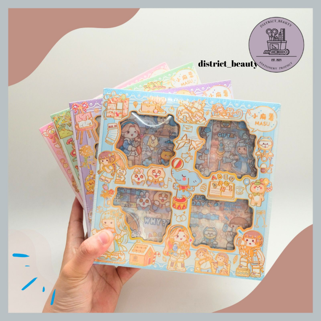 Jual STIKER MASU NEW VERSION ISI 100 LEMBAR STIKER 100 LEMBAR MASU CUTE ...