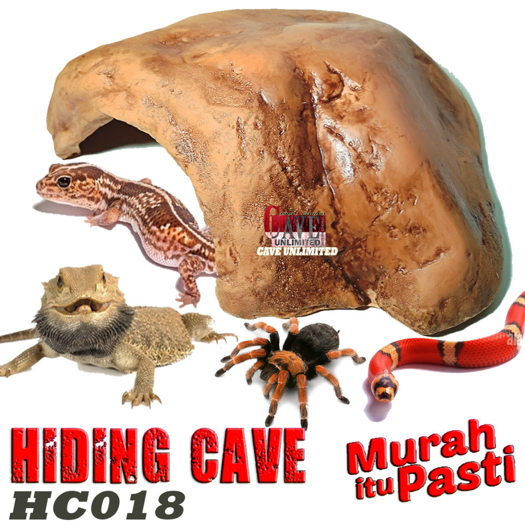 View of Jual HC018 HIDING CAVE PLACES RUMAH GOA TEMPAT SEMBUNYI REPTILE CORN ...