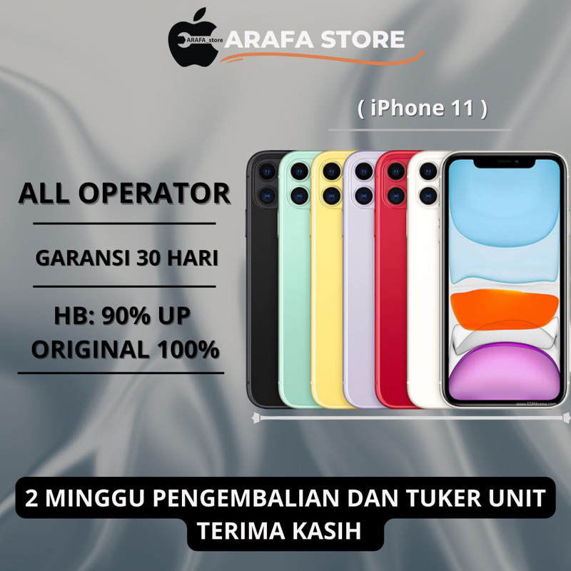 Jual IPHONE 11 128GB ALL OPERATOR | Shopee Indonesia