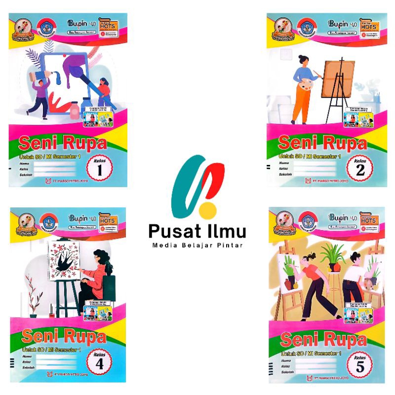 Jual LKS SD MI SENI RUPA KELAS 1,2,4,5 SEMESTER 1 KURIKULUM MERDEKA ...