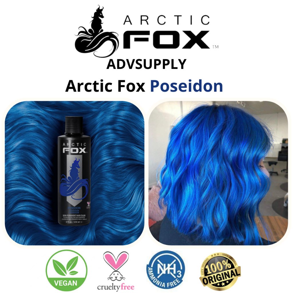 Jual Arctic Fox - Cat Pewarna Rambut Arctic Fox Poseidon | Shopee Indonesia
