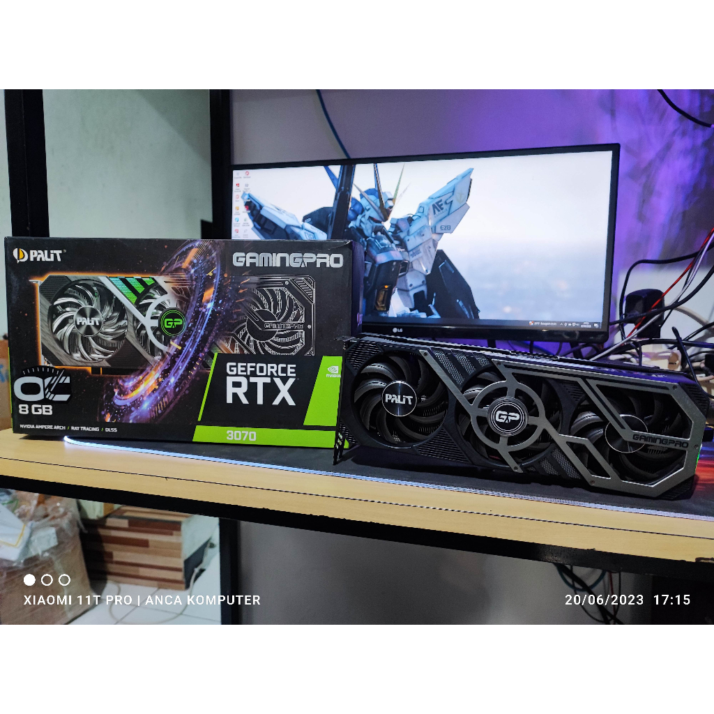 Jual Vga Card Rtx 3070 Palit Gamingpro Shopee Indonesia