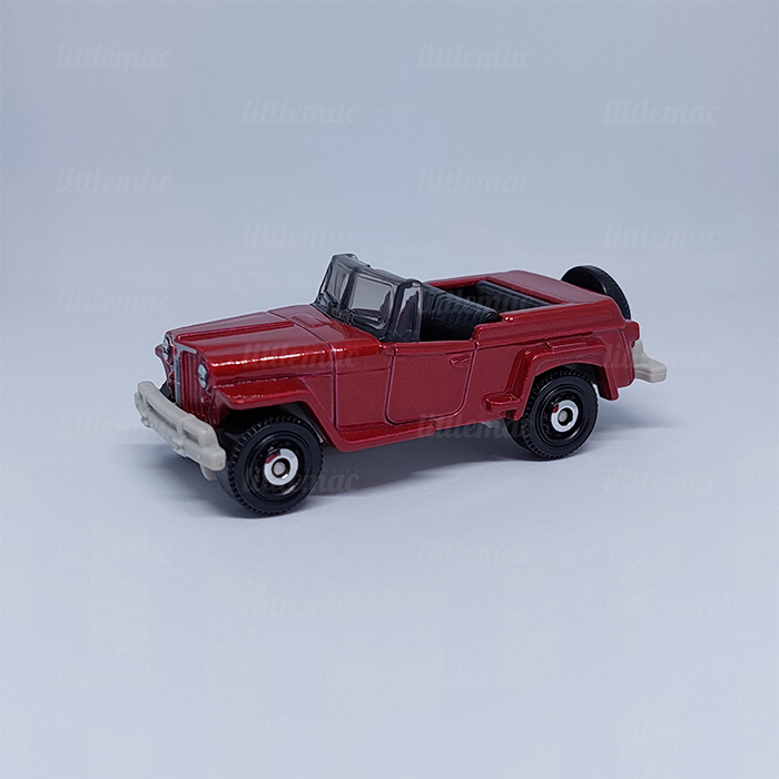 Voiture Miniature Matchbox Willys Jeepster 1948 - Carte Europe 2020, Blister Fermé - Échelle 1/64
