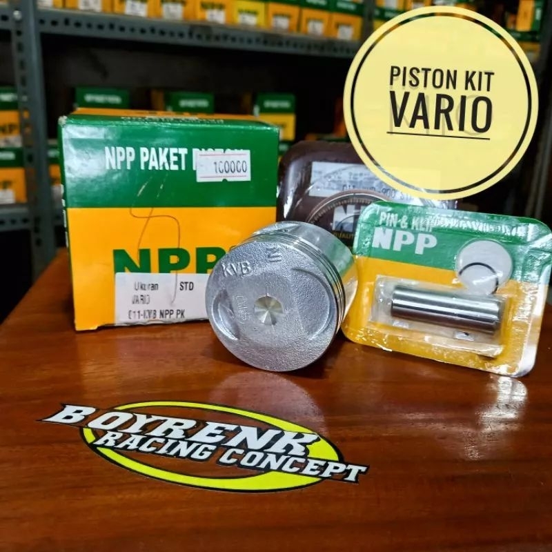 Jual PISTON KIT SEHER SET HONDA VARIO 110 KVB STD 200 NPP BOYRENK