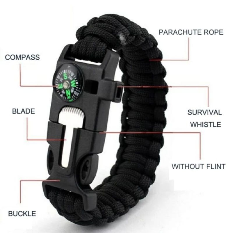 De Hand Made Verstelbare Survival 550 Paracord Arm... – Vicedeal