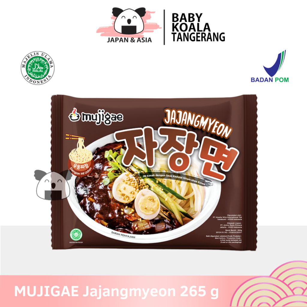 Jual Mujigae Jajangmyeon G Halal Mie Korea Saus Kedelai Hitam