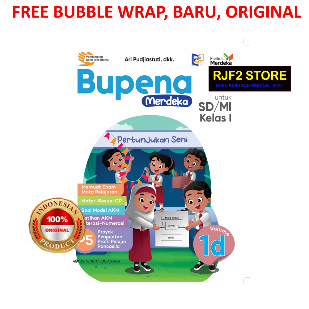 Jual BUPENA MERDEKA SD/MI JL.1A,B,C,D PLUS KUNCI JAWABAN | Shopee Indonesia