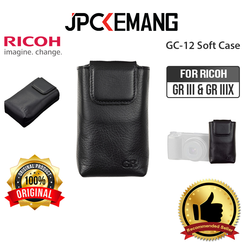 MUZIRI Custodia In Silicone Per Ricoh GR III/GR IIIx | Morbida, Leggera Con Copriobiettivo E Accesso A Batteria E SD