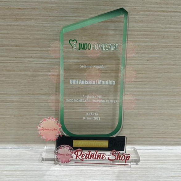 Jual Plakat Custom Akrilik/Plakat Custom/Piagam Penghargaan/Award