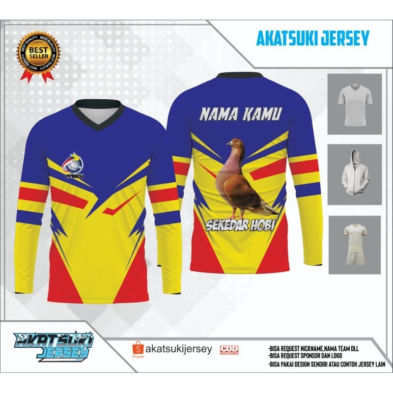 Jual JERSEY MERPATI CUSTOM BISA GANTI NAMA DAN GAMBAR | Shopee Indonesia