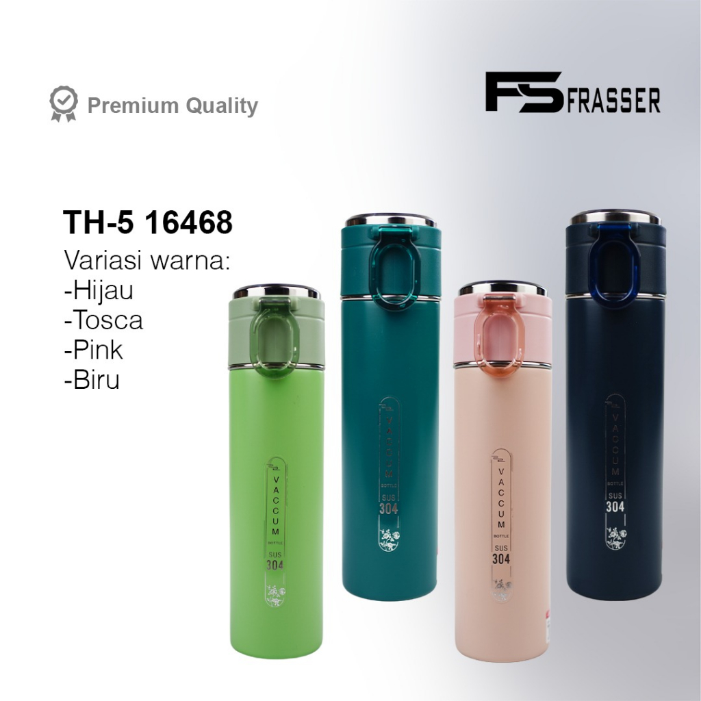 Frasser Botol Minum Thermos Tumbler Termos Air Panas Dan Dingin 500 Ml KF  05